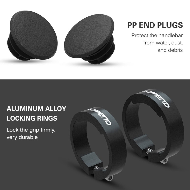 Bike Handlebar Grips Anti-Slip Cycling Bicycle Handlebar Locking Grips