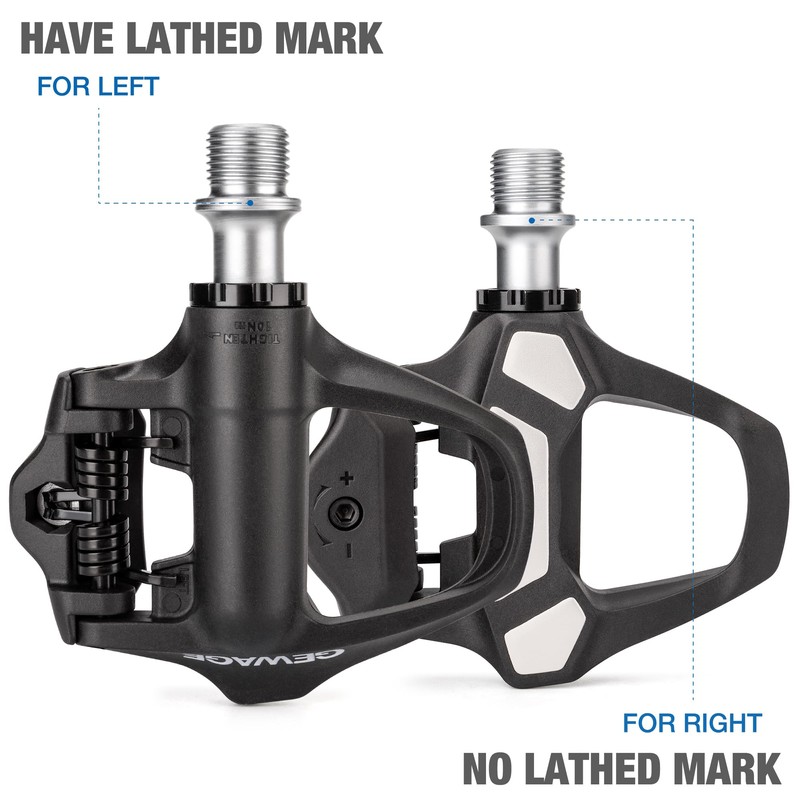 Carbon Fiber Road Bike Pedals – Lightweight Clipless Pedals Compatible