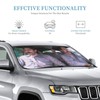 Funny Windshield Sun Shade Foldable Sunshade for Car Windshield Covers