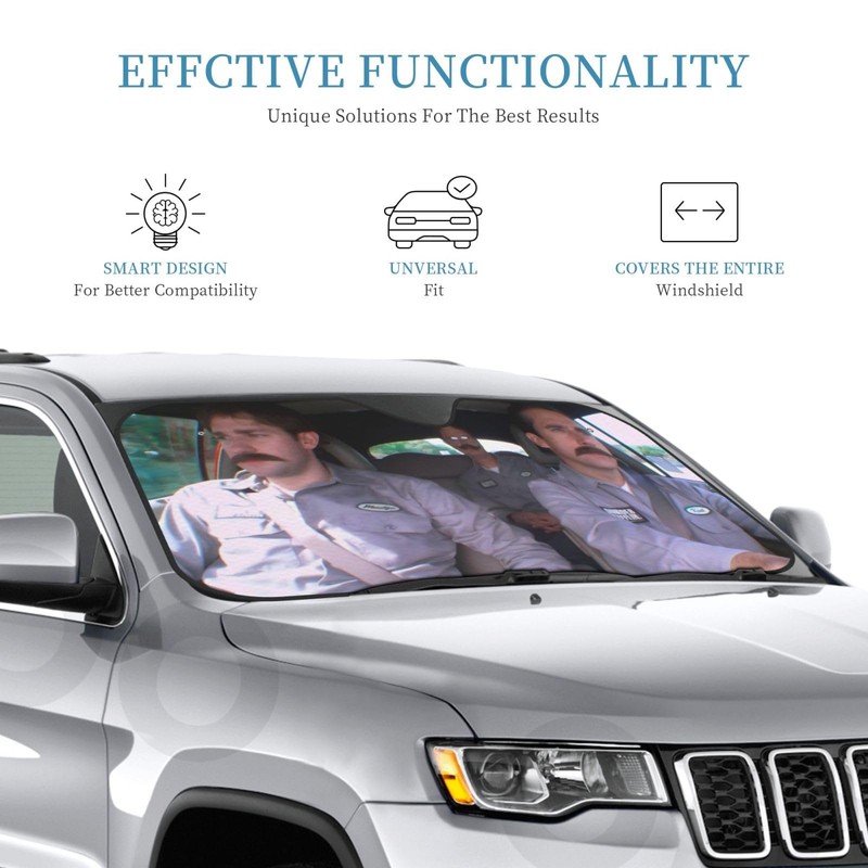 Funny Windshield Sun Shade Foldable Sunshade for Car Windshield Covers