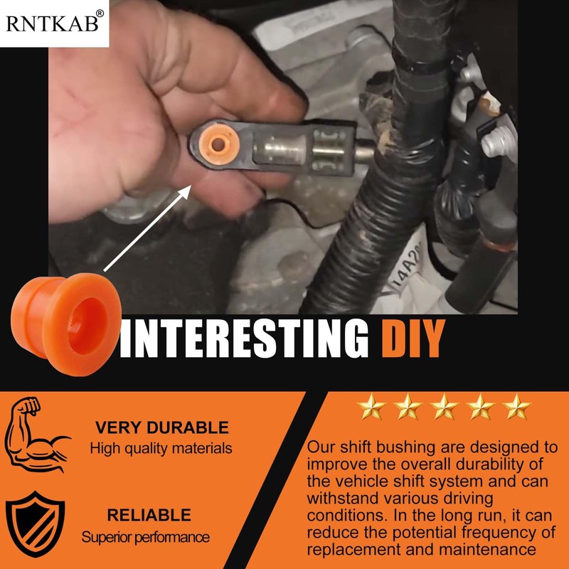 Enhanced Shift Linkage Bushing Kit Compatible with Genuine 2013-2020 Ford