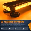 Nilight 14.5" Amber COB LED Strobe Rooftop Flashing Light Bar