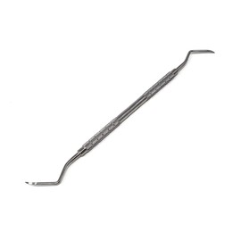 Dental Tool Double Ended H2/3 Explorer to Remove Plaque and Tartar at Home Made of Stainless Steel with Precision Tips Knurled Handle Design for Firm Grip - Cleans Teeth Stain Pet Oral Hygiene Care