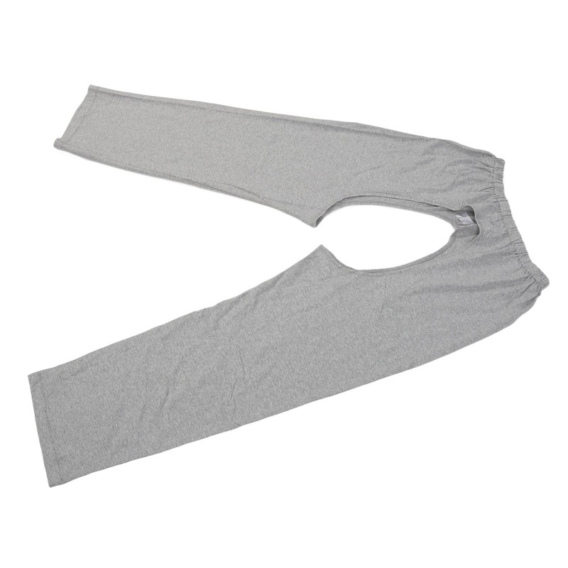 Urinary Incontinence Care Pants Front Rear Crotch Opening Elderly Nursing