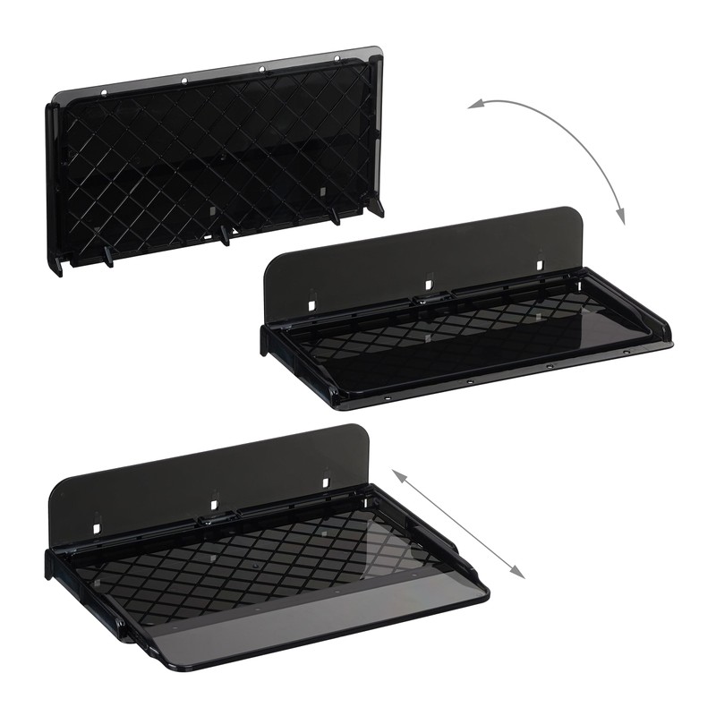 Relaxdays Bed Table Bed & Bunk Bed Stick On Extendable