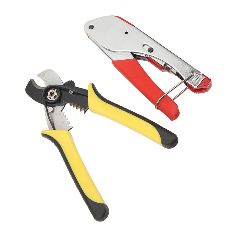 RG59 RG6 Coax Cable Crimper Tool Kit Coaxial Cable Crimper