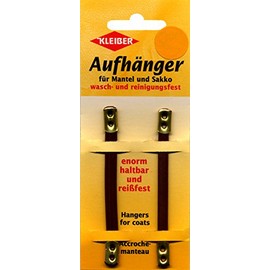 Kleiber Mantelaufhänger, Kunststoff, Braun