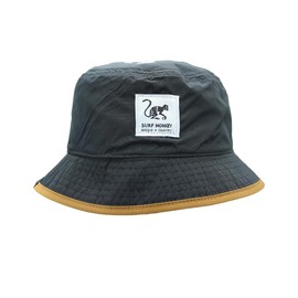 Surf Monkey Recycled Bucket Hat - Unisex Adult Fisherman Hat - Waterproof - One Size - Reversible, Orange/Black, One Size