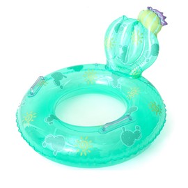 VReder Baby Inflatable Swimming Float Ring, Baby Pool Float with Baby Safety Seat and Handle for Babies Infant Children Swim Training (Cacti circle)