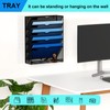 GDINDINFAN 6-Tier Hanging File Organizer Office Cubicle Accessories for Work