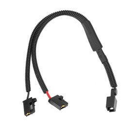 Flojeausy Car Horn 1 to 2 Adapter Connector Wiring Harness Compatible with ToyotaCars Truck Horn Plug, Y Splitter Adapter Cable, 18in
