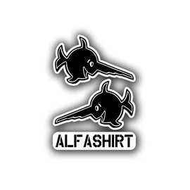 Sticker Alfashirt Sawfish RC Model Racing Car 2 x 5 x 3 cm A5008