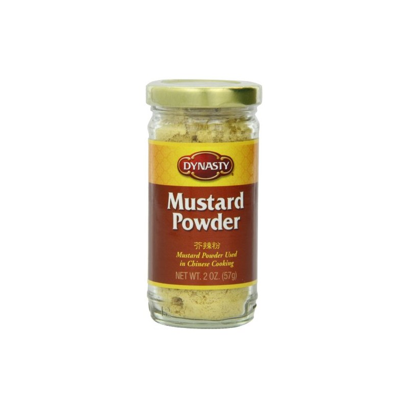 Dynasty Mustard Powder, 2-Ounce Jars (Pack of 12)