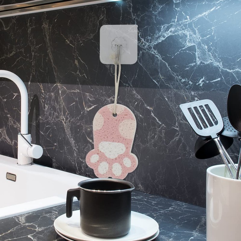 Ctpeng Kitchen Reusable Dish Cleaning Sponge Scrub Set of 2