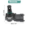 X AUTOHAUX MAP Sensor 22422785 21097978 23886330 Intake Air Temperature