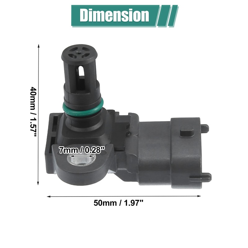 X AUTOHAUX MAP Sensor 22422785 21097978 23886330 Intake Air Temperature