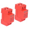 2Pcs Surge Protective Devices DC Photovoltaic Arrester 2P 40KA with