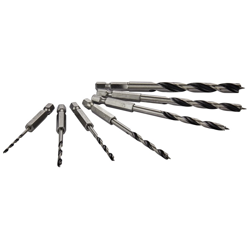 Makita D-62371 Wood Drill Bit Set 7-Piece Wood Twist Drill