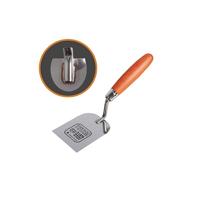Toolty Stainless Steel Margin Trowel - Wall Putty Trowel, Plastering