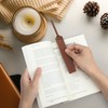 GeeRic 3pcs Set Bookmarks Genuine Leather Bookmarks Bookmarks with String
