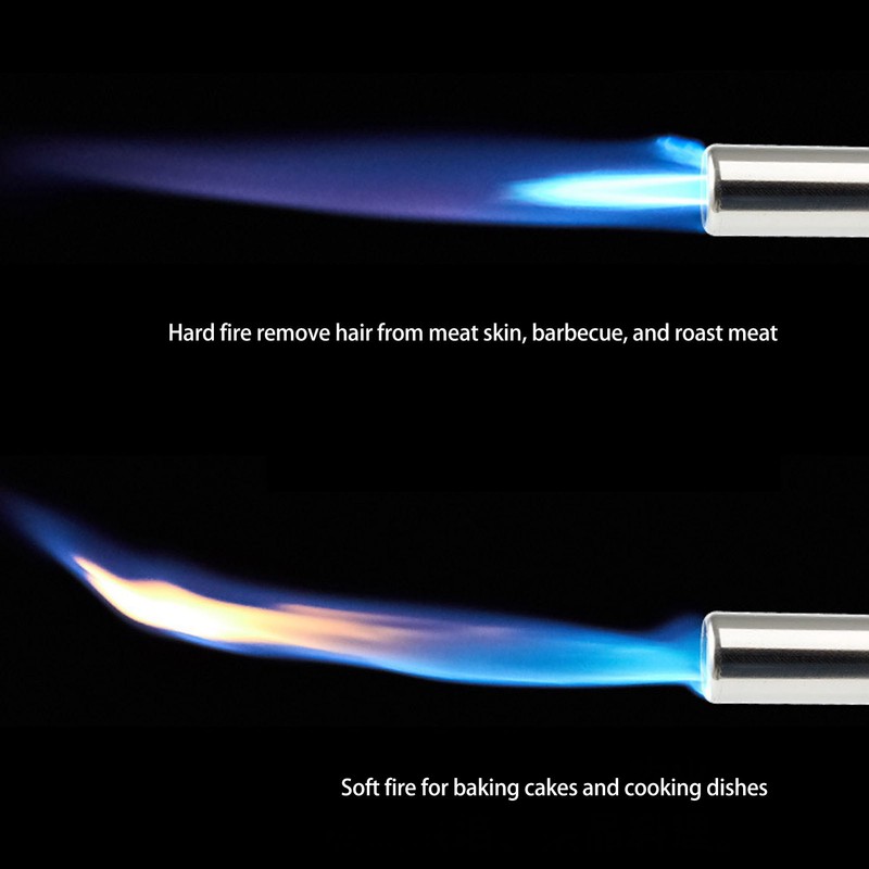 Flame Gun Torch Welding Gas Blowtorch Invertible Kitchen Outdoor BBQ