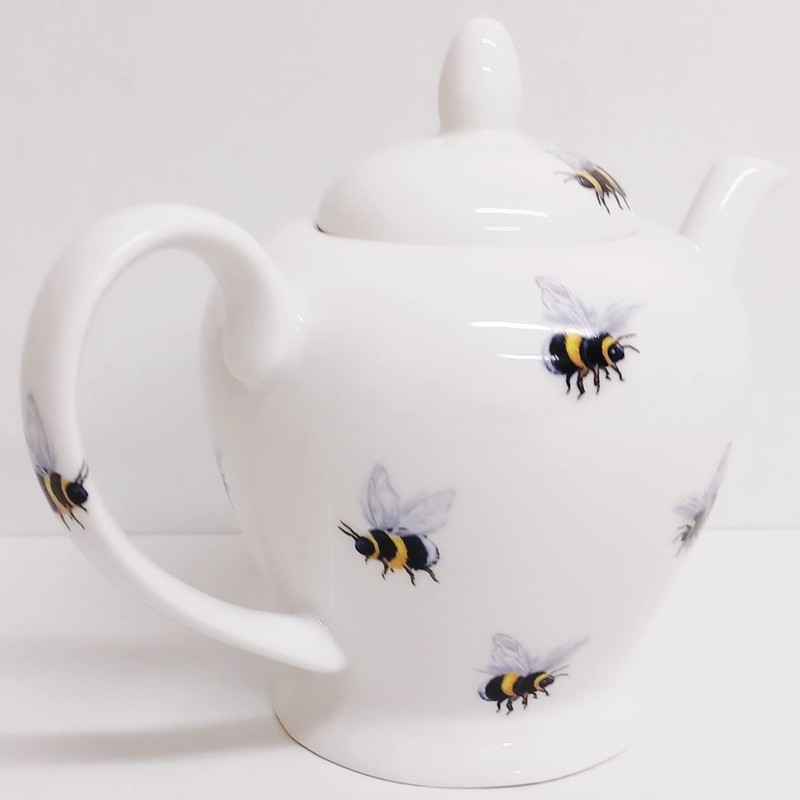 Rainbow Decors Bees Teapot Fine Bone China Bumblebee Small Tea