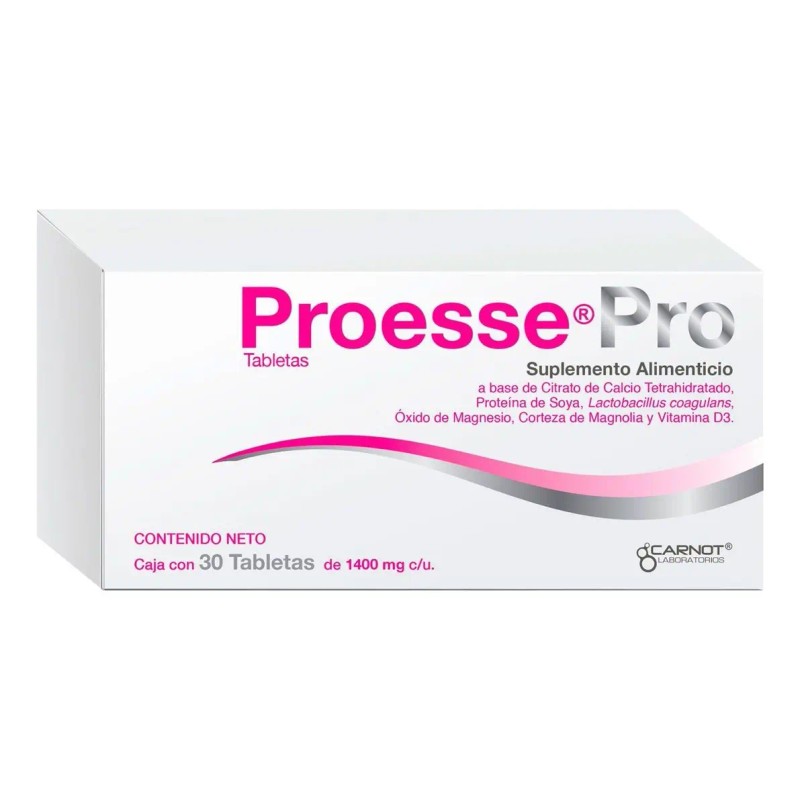 Proesse Pro 30 Tabs Suplemento A Base De Calcio Magnolia