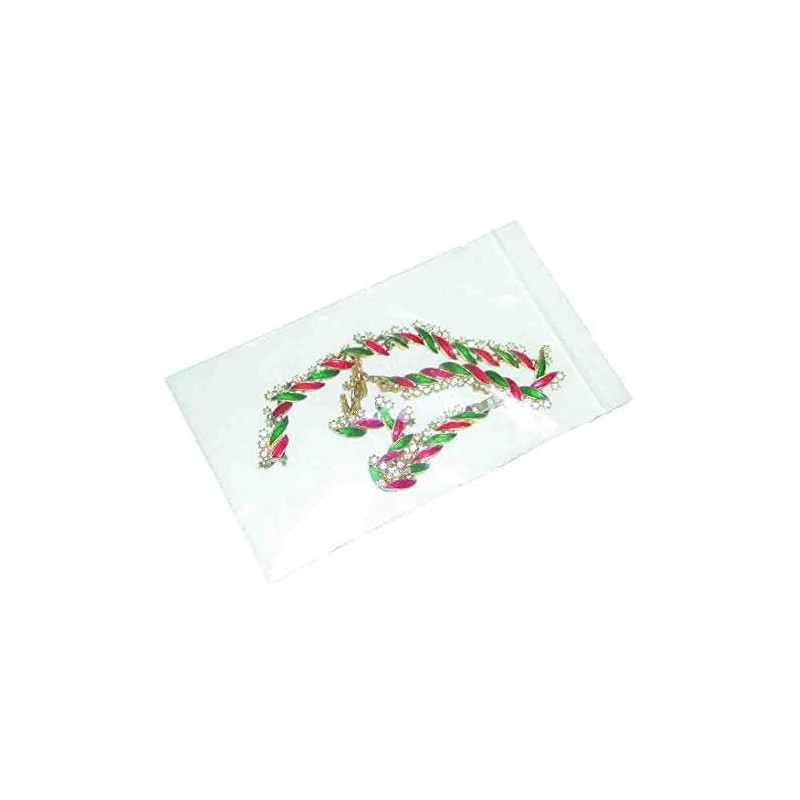 CuteBox Re-Sealable Zip Lock Seal Poly Bags (2" x 2")
