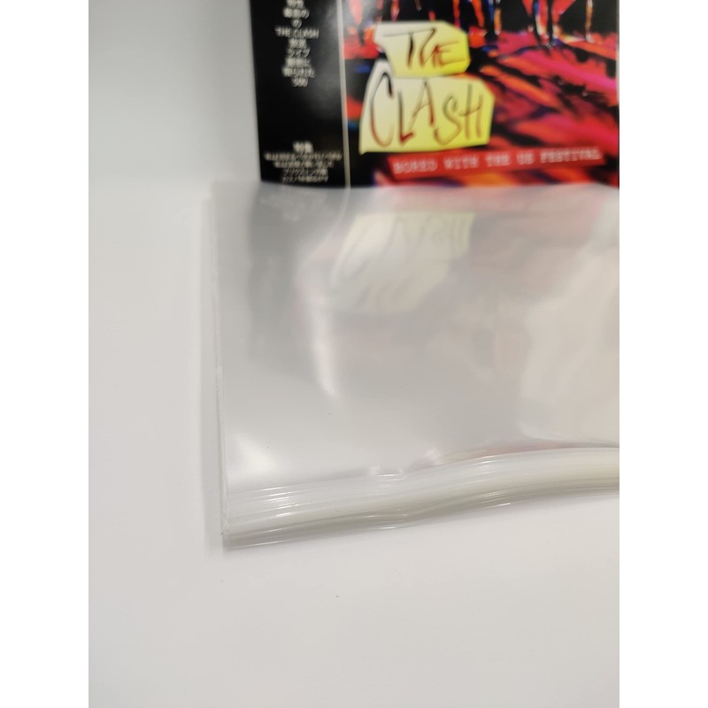 12" Premium Grade Record Sleeves 150 Micron Polypropylene - Produced