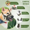 Dog Muzzle, Soft Rubber Basket Muzzle for Small Medium Large