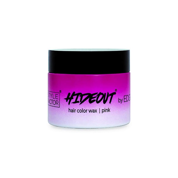 Style Factor Edge Booster HIDEOUT Hair Color Wax Mini 1.7 Oz (Pink)