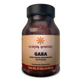 Suplemento Gaba Apoyo Al Sistema Nervioso 40 Cápsulas. Sabor Sin Sabor                                                                                