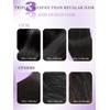 Seamless PU Clip in Hair Extensions for Black Women Full