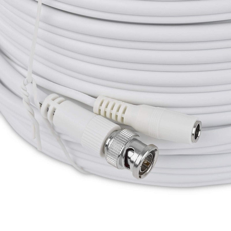 SSL Satellites 10m White RG59 + Power Copper BNC Video