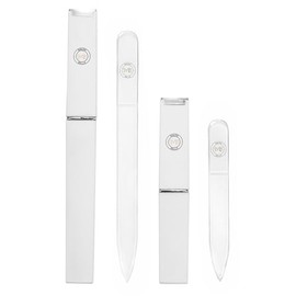 Best Crystal Glass - Juego de 2 limas de uñas – Perfecto para mujeres, niños y bebés, construido para durar, kit profesional de manicura y pedicura, p