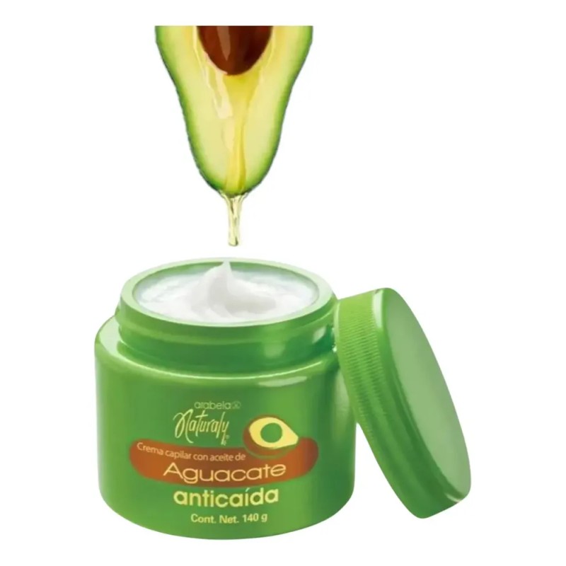Crema Capilar Anticaida Aceite De Aguacate Naturaly Arabela