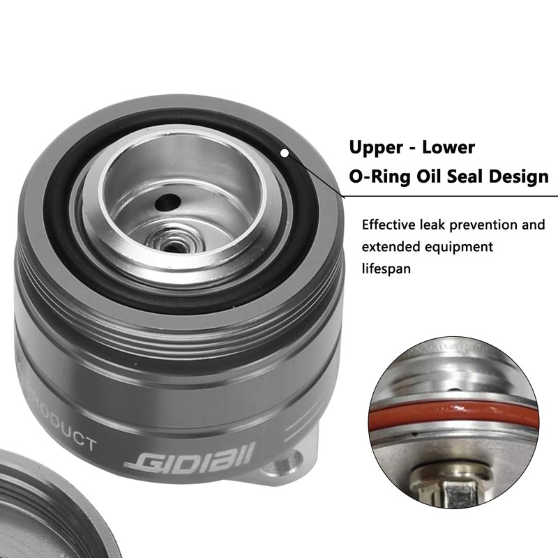 GIDIBII Universal Motorcycle Chain Oiler Lubricator Oiler Auto Hand Control