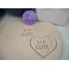 AJT U R CUTE CANDY HEART COOKIE STAMP EMBOSSER MADE