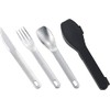 TD 1404102 Stainless Outdoor Cutlery Set (with Case), Frosted