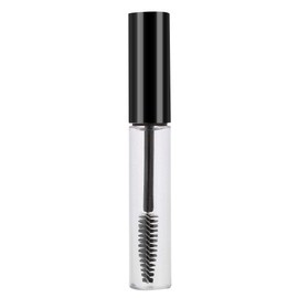 Tubo de Rímel Vacío, Inserciones de Goma 5 Colores 10 ml Tubo de Delineador Transparente Con Varita de Pestañas Botella de Contenedor de Rímel Vacía Para Aceite de Ricino(4# black)