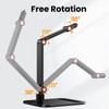 DAWASAPAT Projector Stand Desktop Foldable Stand with 1/4-Inch Thread, Height