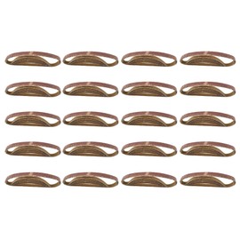 Belt Power Finger File Sander Abrasive Sanding Belts 457mm x 13mm 60 Grit 100pk