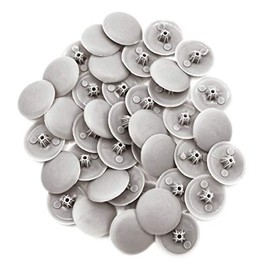 Snap-On Bifix Cover Caps to Use with Phillips Ph2 & Pozidrive Pz2 Pozi Screws - Pack of 50 Biffix Covers : Fog Grey