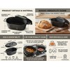4.5QT Cast Iron Loaf Oven Pan - 11.3"x6.5"x4.3" - 5QT