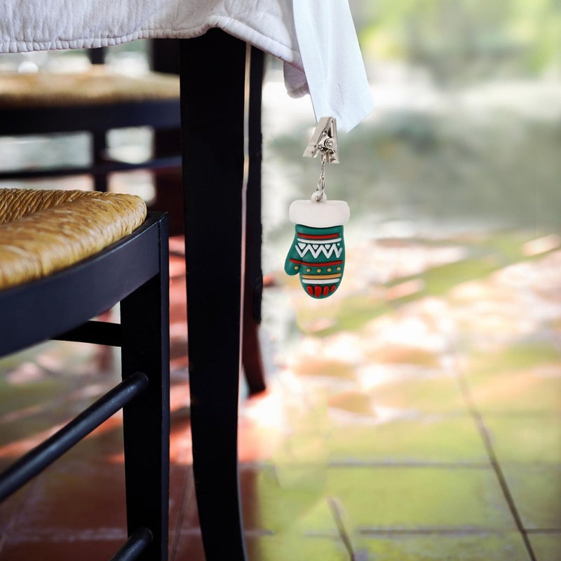 STOBOK Outdoor Tablecloth Clips Replaceable Weights Small Table Cover Clip