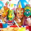 15 Pcs Cute Paper Dinosaur Theme Party Masks - Perfect