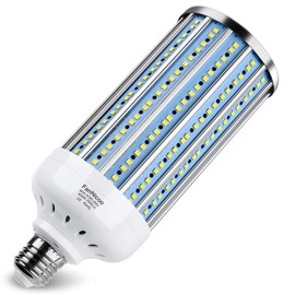 FanNicoo 60W LED Light Bulb 500W Equivalent LED Corn Light Bulb 5500Lumen 6500k Cool Daylight White E26/E27 Base Bulb Large Area for Garage Warehouse Factory Workshop Backyard Barn