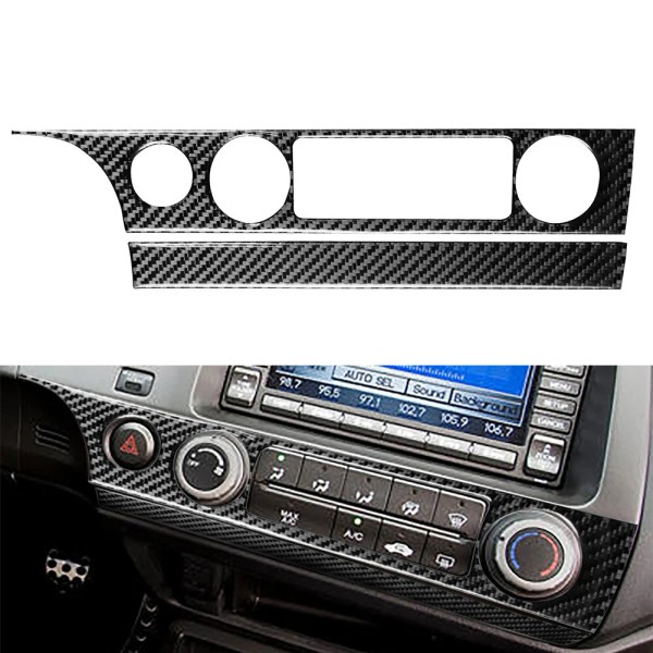 flashbuyeasy Interior Air Condition Switch Panel Frame Trim Fit Honda