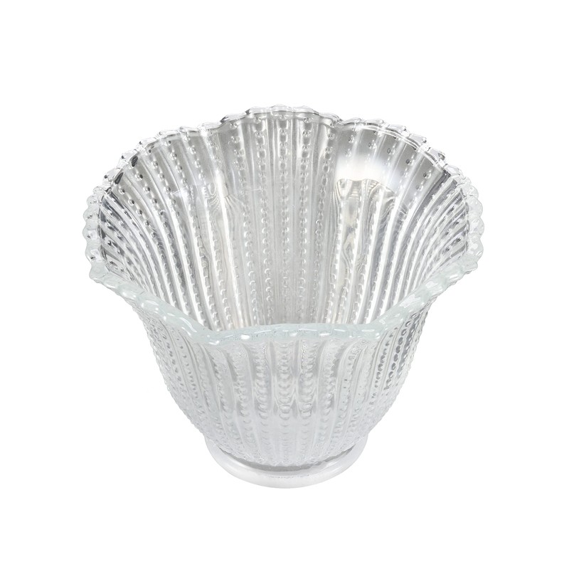 Aspen Creative 23164-4 Transitional Clear Beaded Ceiling Fan Replacement Glass