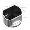 CAXUSD 8pcs Replacement Gas Stove Knobs Zinc Alloy Oven Knobs